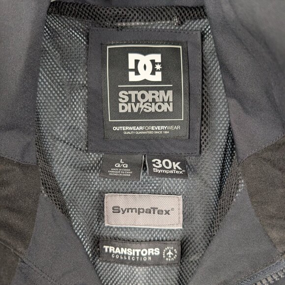 DC Storm Division Command 30k Sympatex Snowboard jacket shell Men's large - Picture 3 of 9